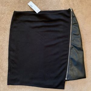 Pixley faux leather pencil skirt